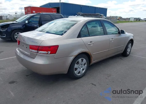 2006 Hyundai Sonata Gl из США, поврежденный, VIN 5NPET46C66H099036